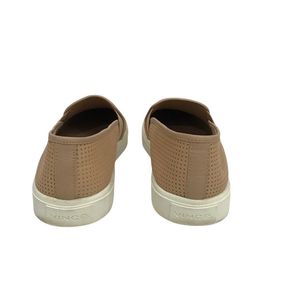 Vince Tan Perforated Slip-On Sneaker Size 7 - Picture 2 of 7